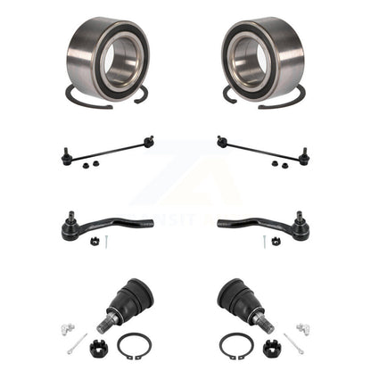 Kit de liaison de biellette de direction extérieure de rotule inférieure de roulement avant (8 pièces) pour Honda Accord TL