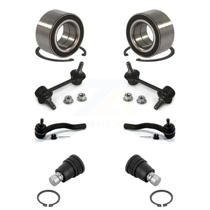 Kit de liaison de biellette de direction extérieure de rotule inférieure de roulement avant (8 pièces) pour Mazda CX-07-12