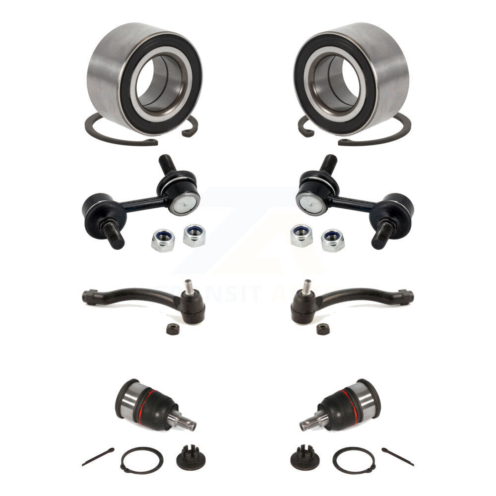 Kit de biellette de direction et de liaison extérieure de rotule inférieure de roulement avant (8 pièces) pour Acura T 07-08