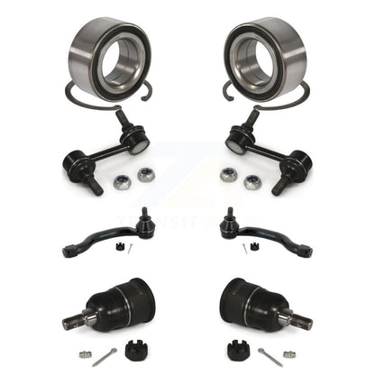 Kit de liaison de biellette de direction extérieure de rotule inférieure de roulement avant (8 pièces) pour Honda Accord TS