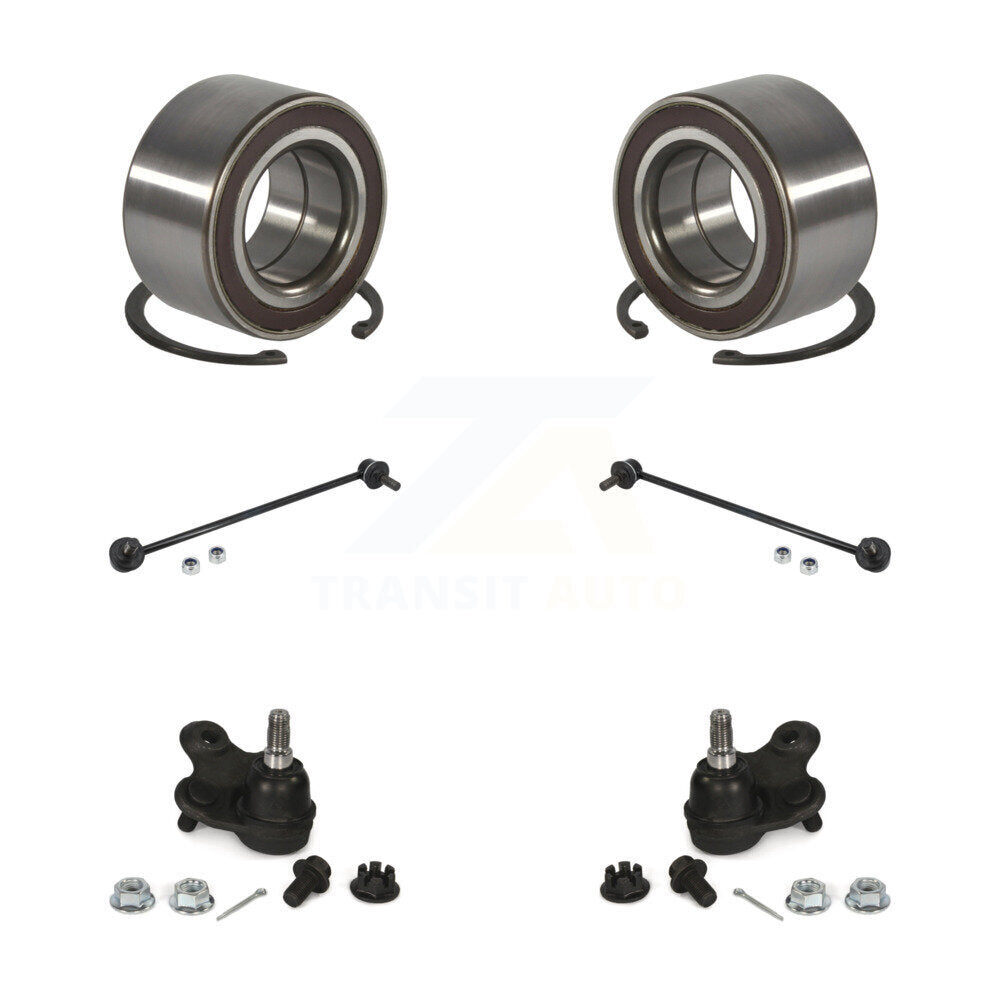 Kit de rotule inférieure de roulement de roue avant et de liaison de barre stabilisatrice pour Acura RD 2013 – 2018