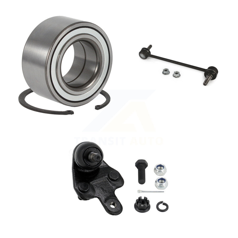 Kit de liaison de roulement avant gauche et kit de rotule inférieure pour Toyota Highlander Lexu