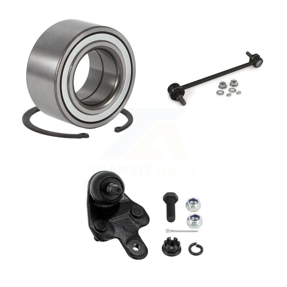 Kit de liaison de roulement avant gauche et kit de rotule inférieure pour Toyota Sienn 2011 – 2020