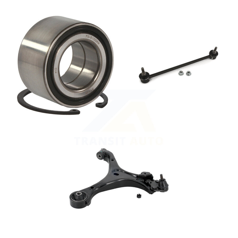 Kit de liaison de roulement avant gauche et kit de bras de commande inférieur pour Honda Civic Acura ILX