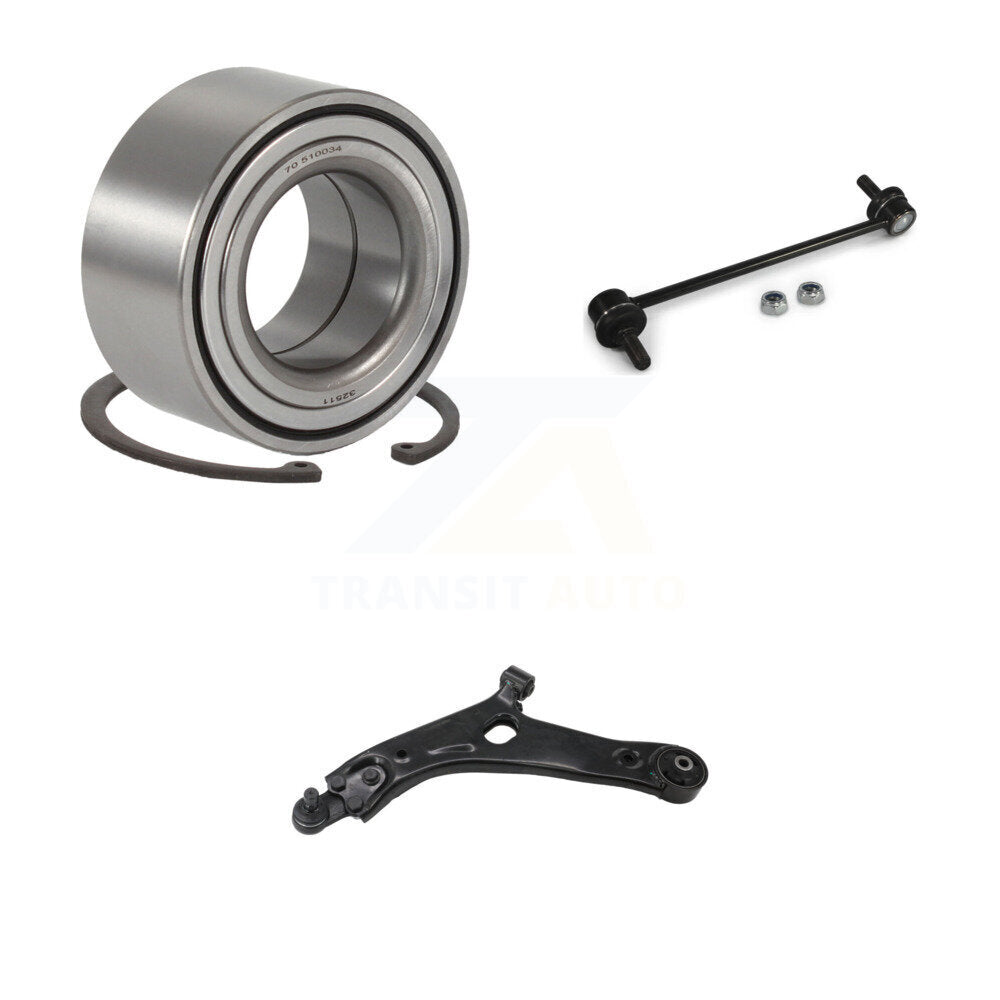 Kit de liaison de roulement de roue avant gauche et Kit de bras de commande inférieur pour Hyundai Tucson Ki