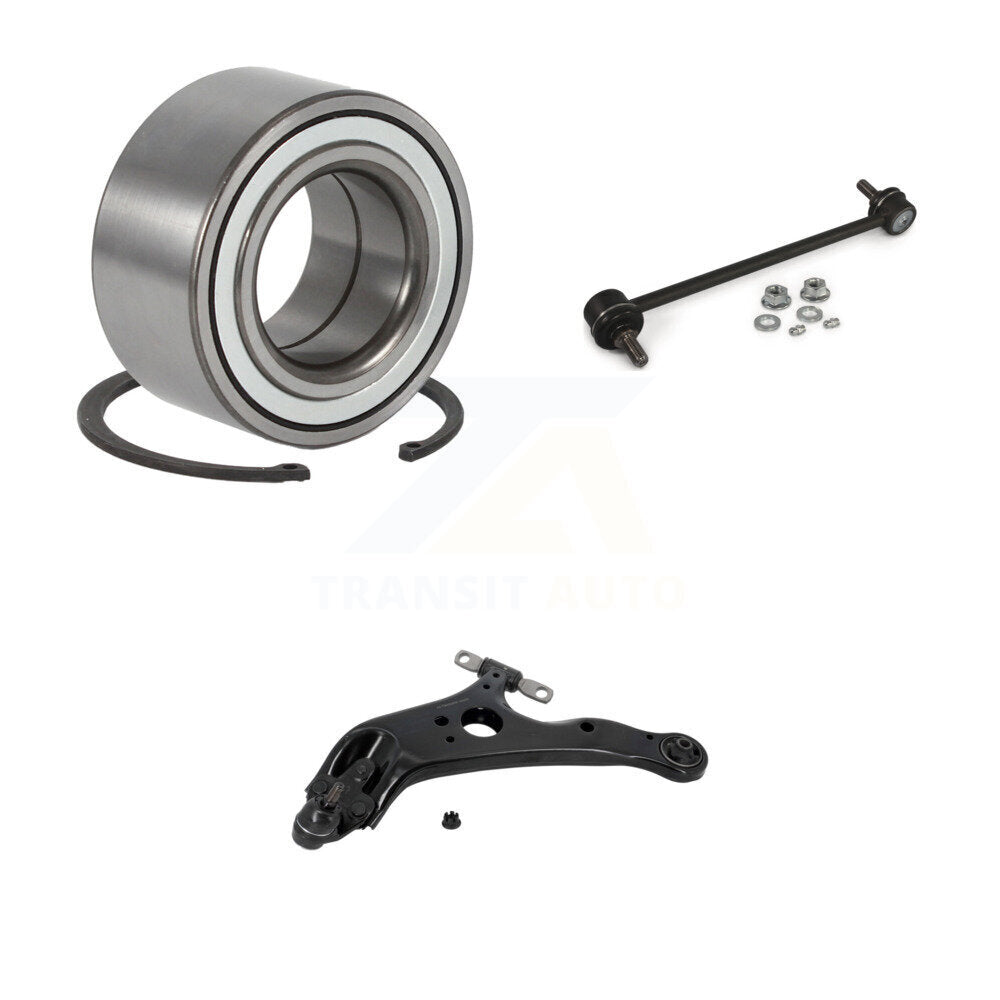 Kit de liaison de roulement avant gauche et kit de bras de commande inférieur pour Toyota Sienna 2011 – 2020