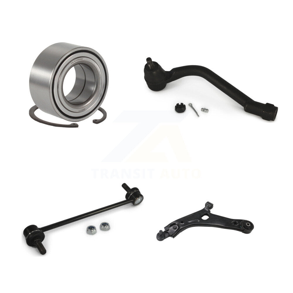 Kit de liaison de roulement avant gauche, bras de commande, biellette de direction extérieure pour Hyundai Tucson Ki