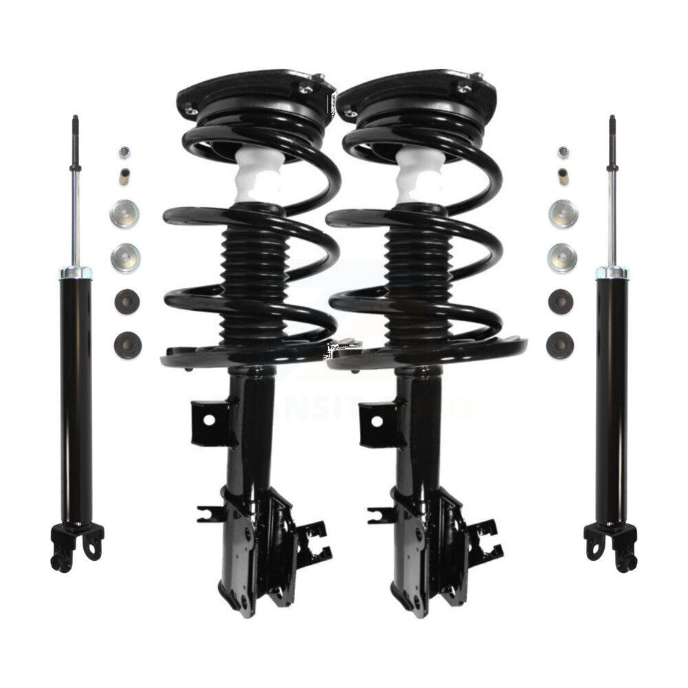 Kit complet d'amortisseurs avant et arrière et ressorts hélicoïdaux pour Nissan Maxim 2009 – 2014
