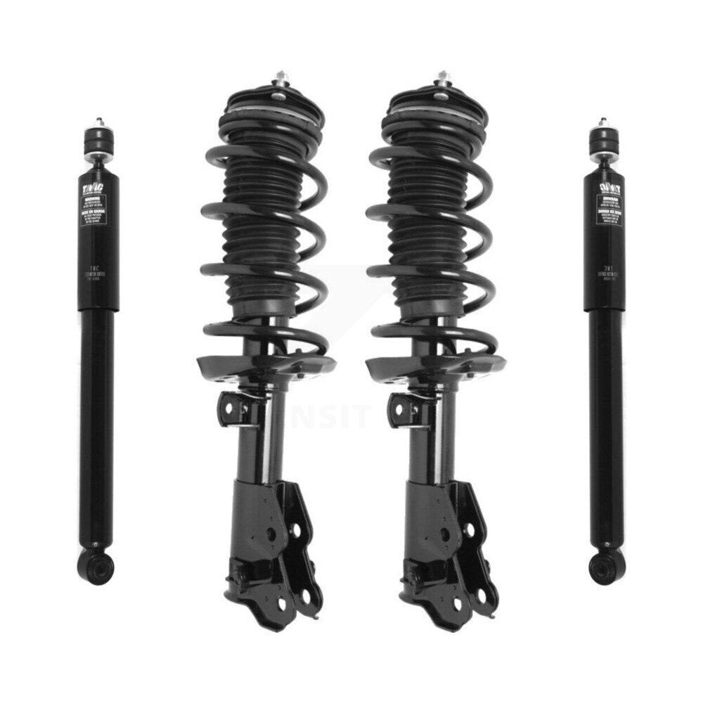Kit de ressorts hélicoïdaux pour amortisseurs avant et arrière, pour Honda Civic, exclut le modèle berline Si