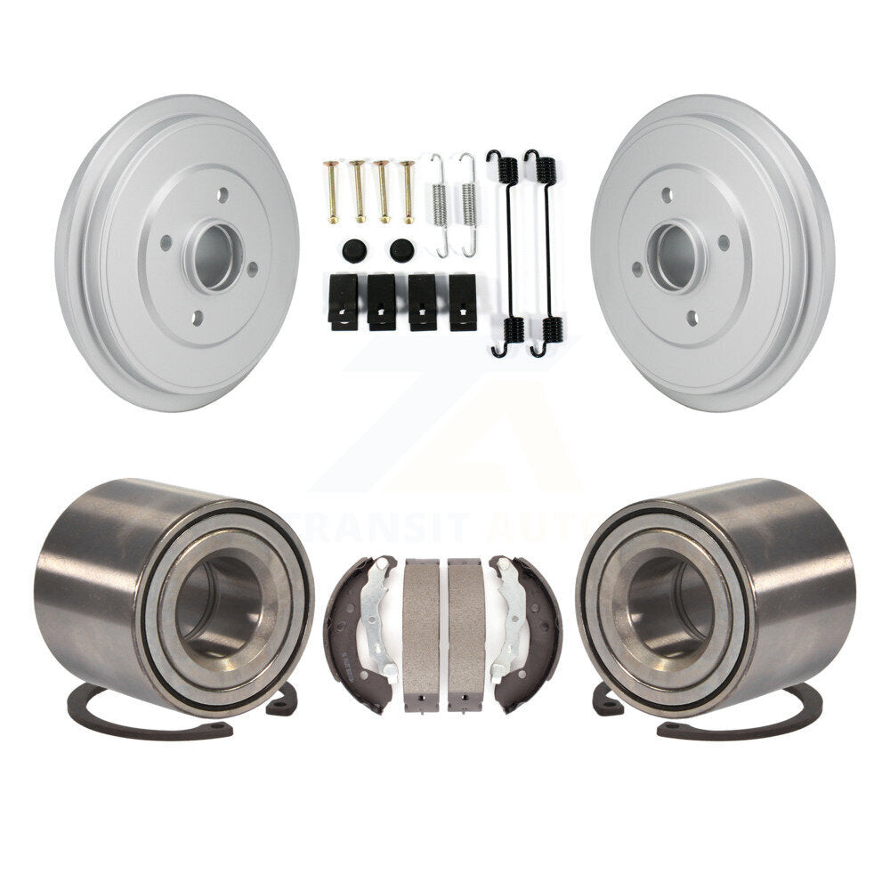 Matériel de chaussure de tambour de frein à revêtement arrière et Kit de roulements pour Nissan Micra Versa non