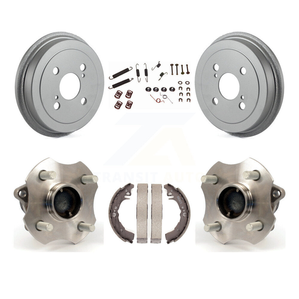 Kit de roulement de moyeu de matériel de chaussure de tambour de frein arrière enduit pour Toyota Echo 4 roues AB
