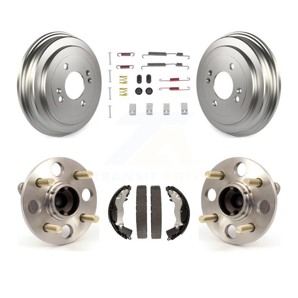 Kit de roulement de moyeu de matériel de chaussure de tambour de frein arrière enduit pour Hyundai Accent Kia Rio