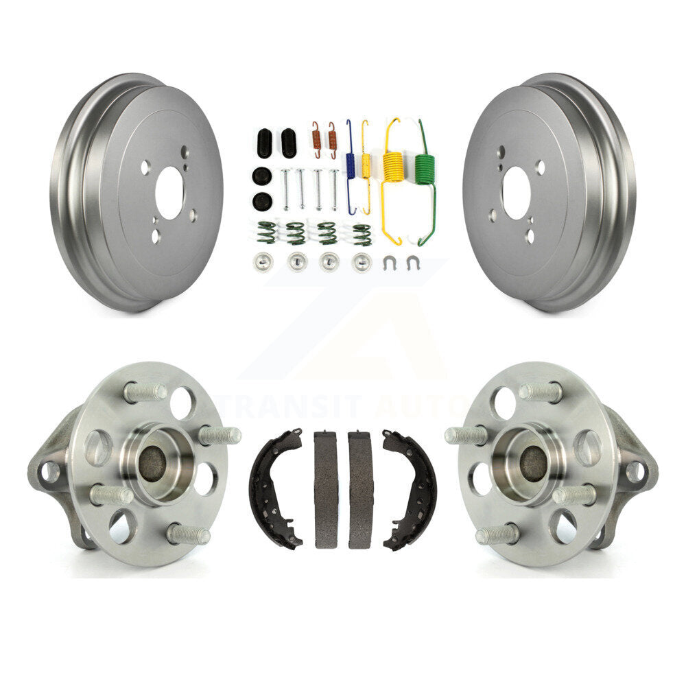 Matériel de chaussure de tambour de frein à revêtement arrière et Kit de roulement de moyeu pour Toyota Yaris sans ABS