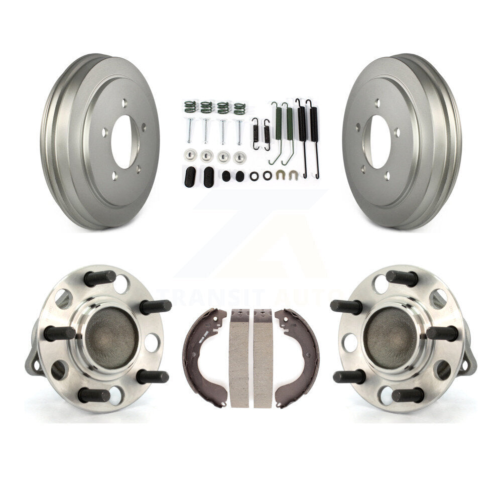 Matériel de chaussure de tambour de frein à revêtement arrière et Kit de roulement de moyeu pour Jeep Patriot Compass