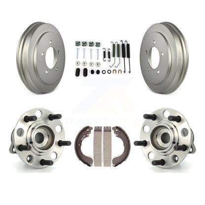 Matériel de chaussure de tambour de frein à revêtement arrière et Kit de roulement de moyeu pour Jeep Patriot Compass