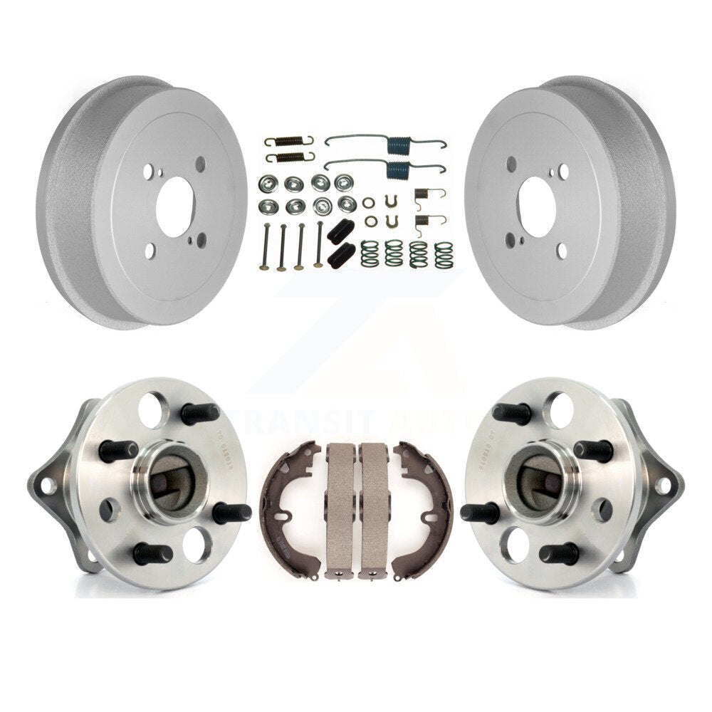 Kit de roulement de moyeu de matériel de chaussure de tambour de frein à revêtement arrière pour Toyota Corolla non ABS