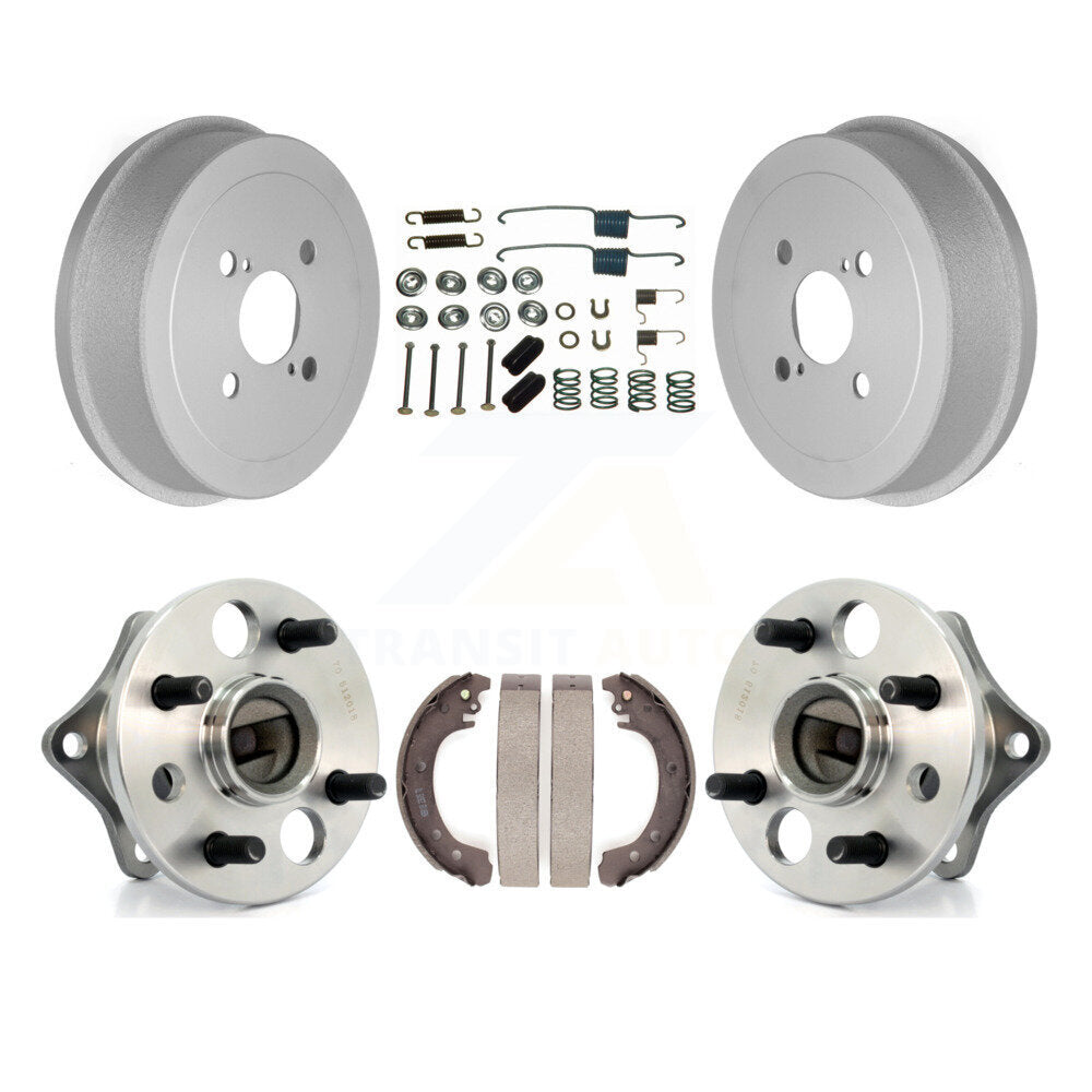 Kit de roulement de moyeu de matériel de chaussure de tambour de frein à revêtement arrière pour Toyota Corolla non ABS