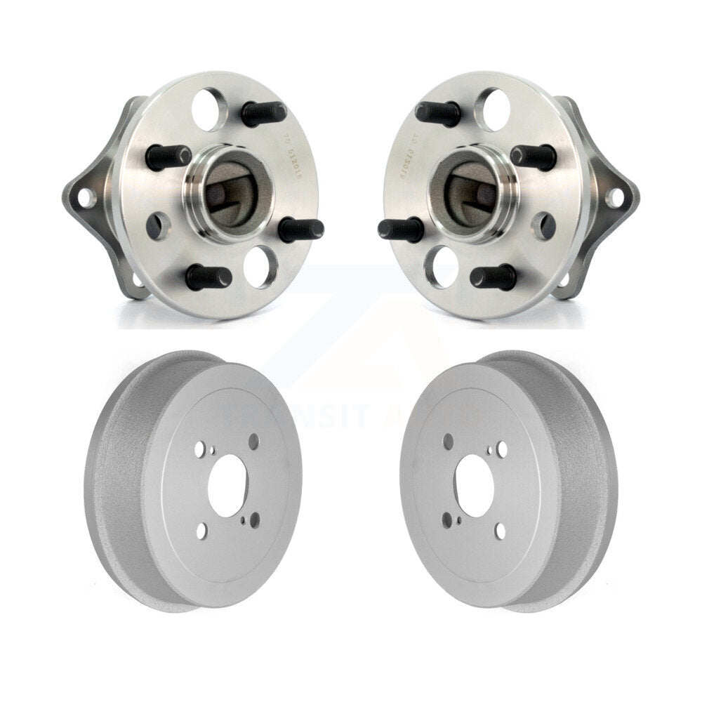 Kit de roulements de tambour et de moyeu de freins arrière à revêtement pour Toyota Corolla Prizm Chevrolet Ge