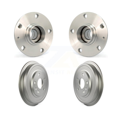 Kit d'assemblage de tambour de freins à revêtement arrière et de roulement de moyeu pour Volkswagen Jetta Beetl