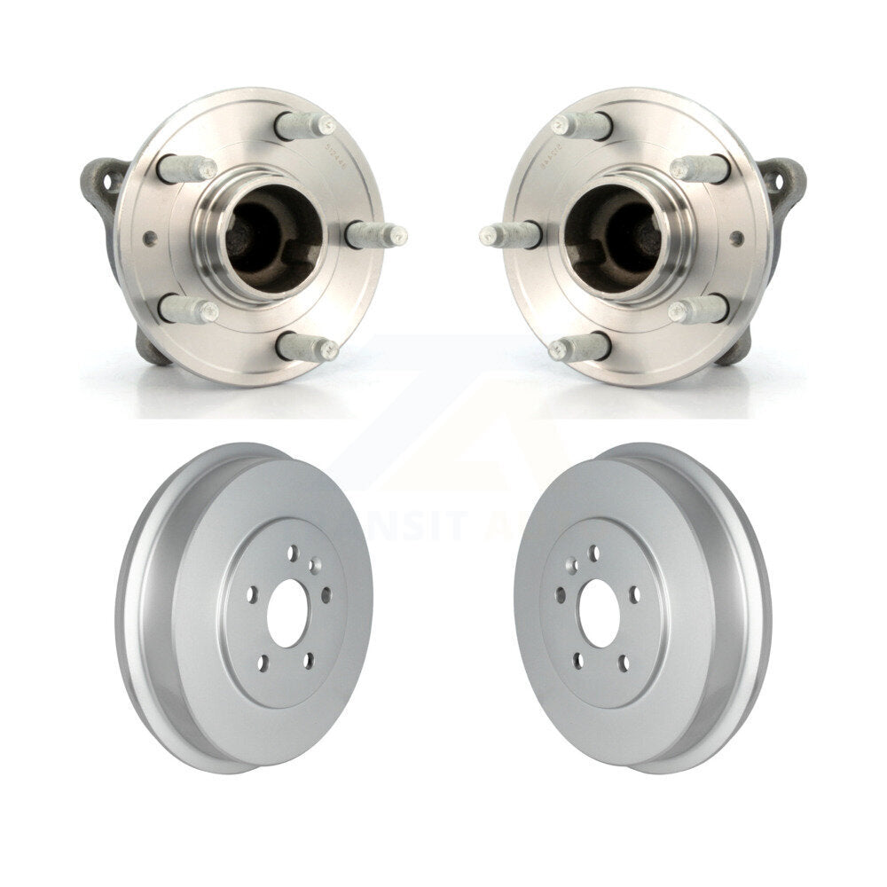 Kit de roulement de tambour et de moyeu de roue de freins arrière avec revêtement pour Chevrolet Cruze 2011 – 2012