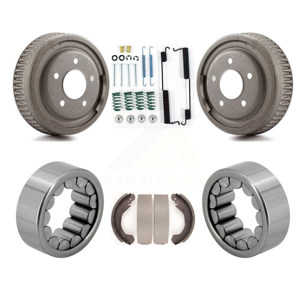 Matériel de chaussure de tambour de frein arrière et kit de roulements pour Chevrolet GMC C1500 1988-1991