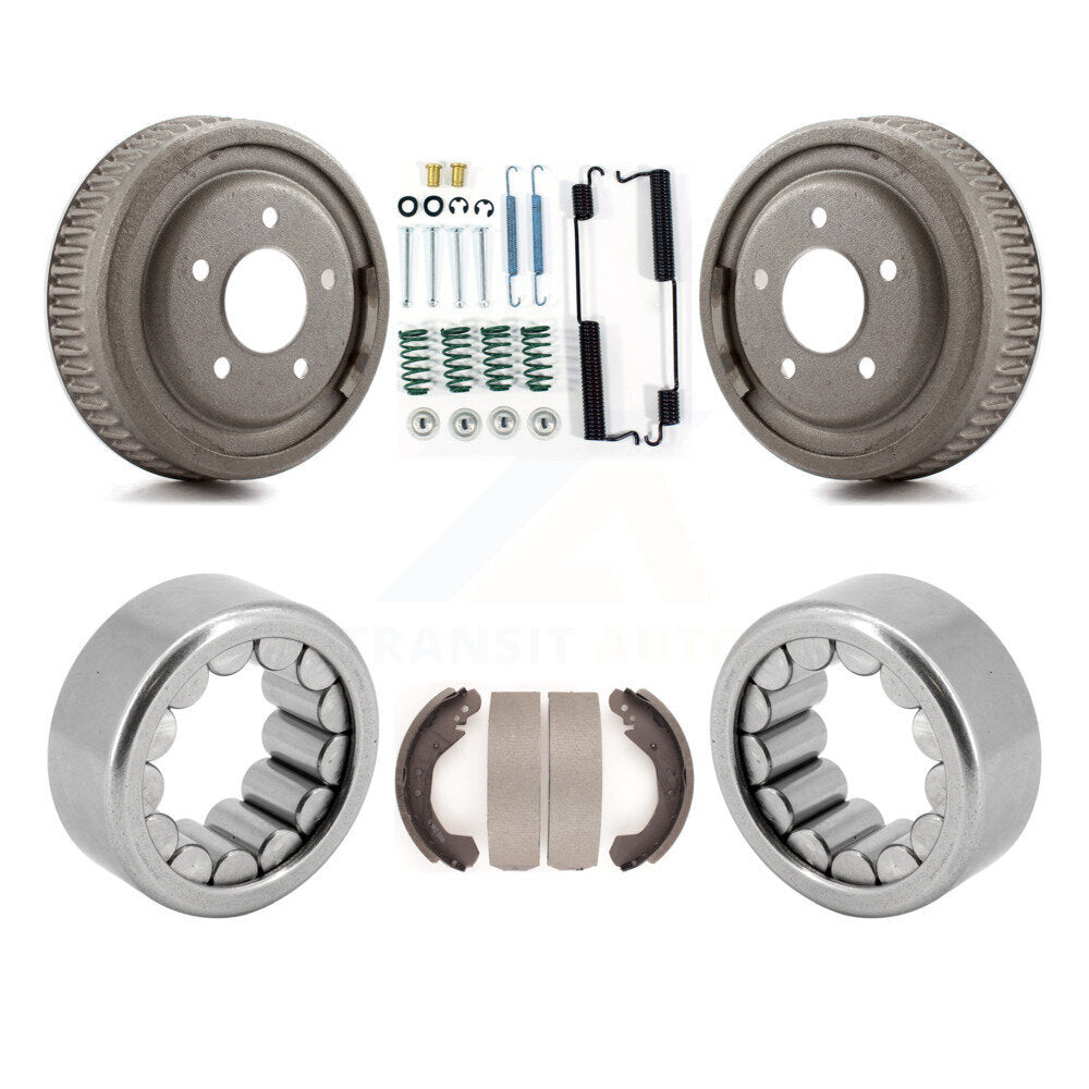 Matériel de chaussure de tambour de frein arrière et kit de roulements pour Chevrolet GMC C1500 1988-1991