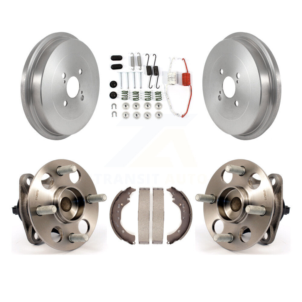 Matériel de chaussure de tambour de frein arrière et Kit de roulement de moyeu pour Toyota Prius C Scion iQ