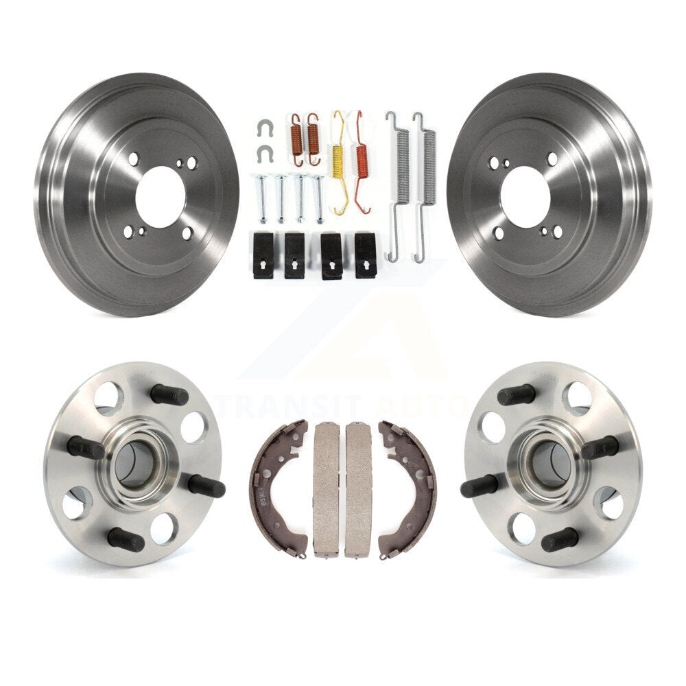 Matériel de chaussure de tambour de frein arrière et Kit de roulement de moyeu pour Honda Fit DX avec moteur à gaz