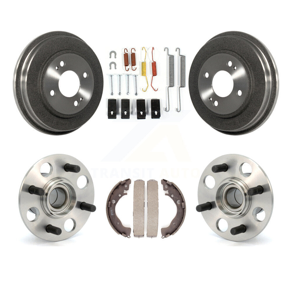 Matériel de chaussure de tambour de frein arrière et Kit d'assemblage de roulement de moyeu de roue pour Honda Fit