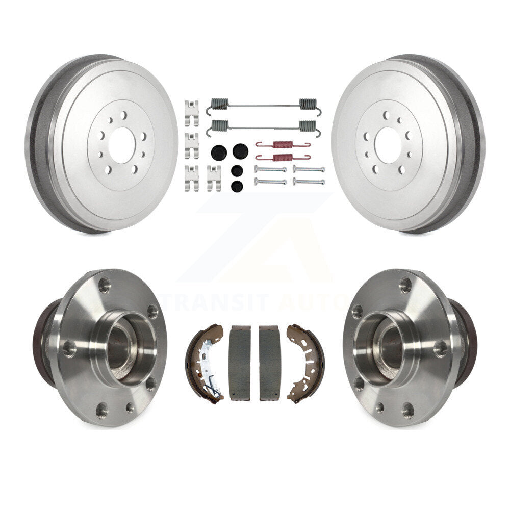 Kit de matériel de sabot de tambour de frein arrière et de roulement de moyeu pour Ram ProMaster Cit 2015 – 2022
