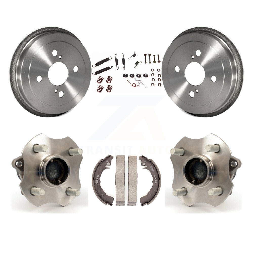 Kit de roulement de moyeu de matériel de chaussure de tambour de frein arrière pour 00-05 Toyota Echo 4 roues ABS