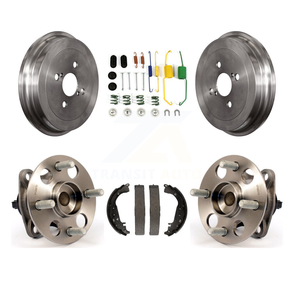Matériel de chaussure de tambour de frein arrière et Kit d'assemblage de roulement de moyeu pour Toyota Yaris