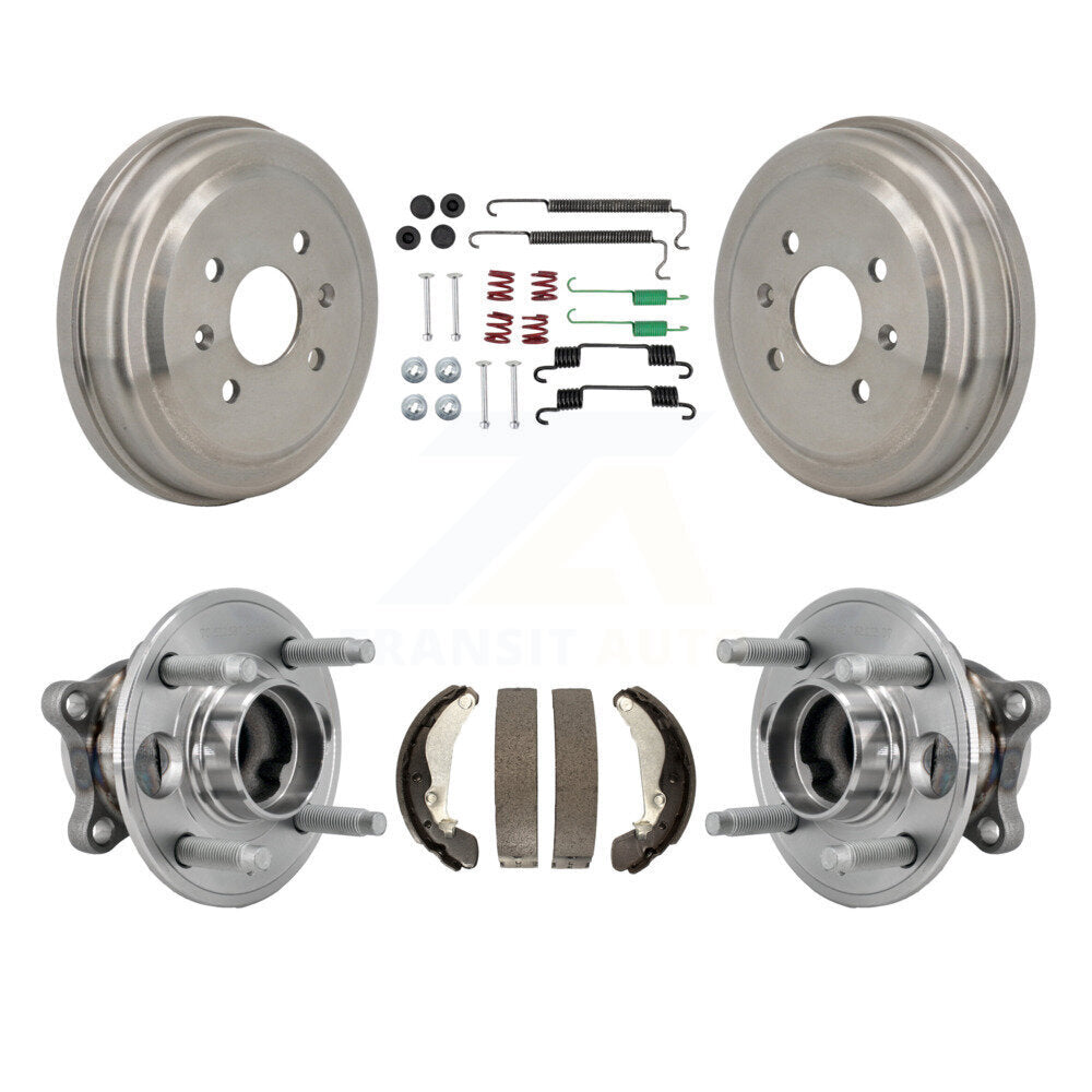 Matériel de chaussure de tambour de frein arrière et kit de roulement de moyeu pour Chevrolet Spark 2016-2021