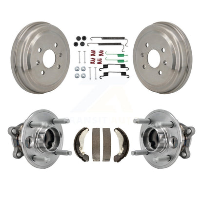 Matériel de chaussure de tambour de frein arrière et kit de roulement de moyeu pour Chevrolet Spark 2016-2021