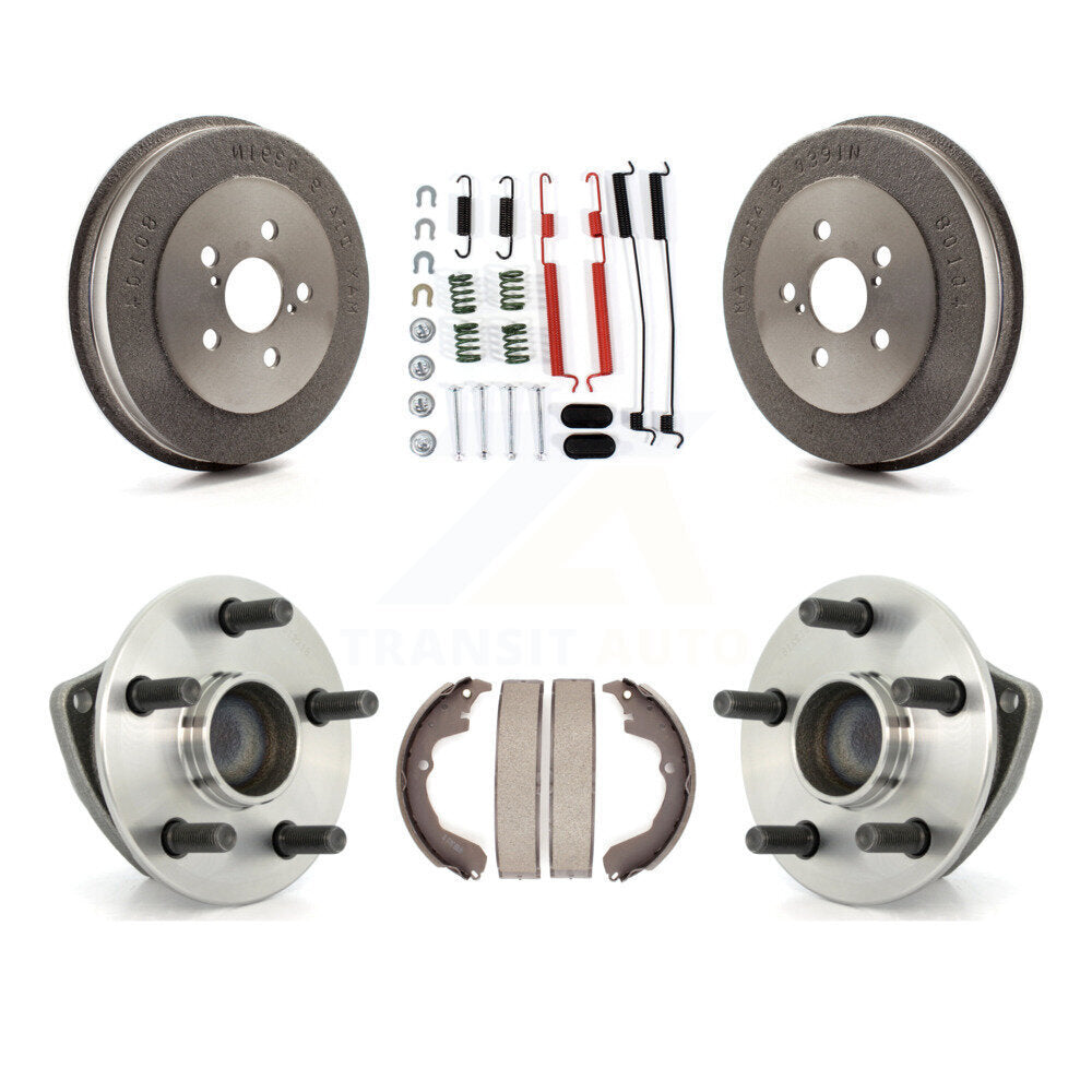 Matériel de chaussure de tambour de frein arrière et Kit de roulement de moyeu pour Toyota Matrix Pontiac Vib