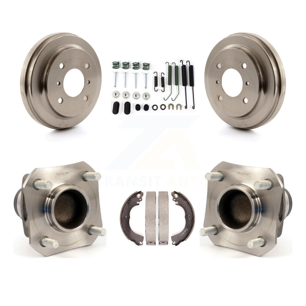 Kit de roulement de moyeu de matériel de chaussure de tambour de frein arrière pour Nissan Versa 1,6 l avec Non-AB