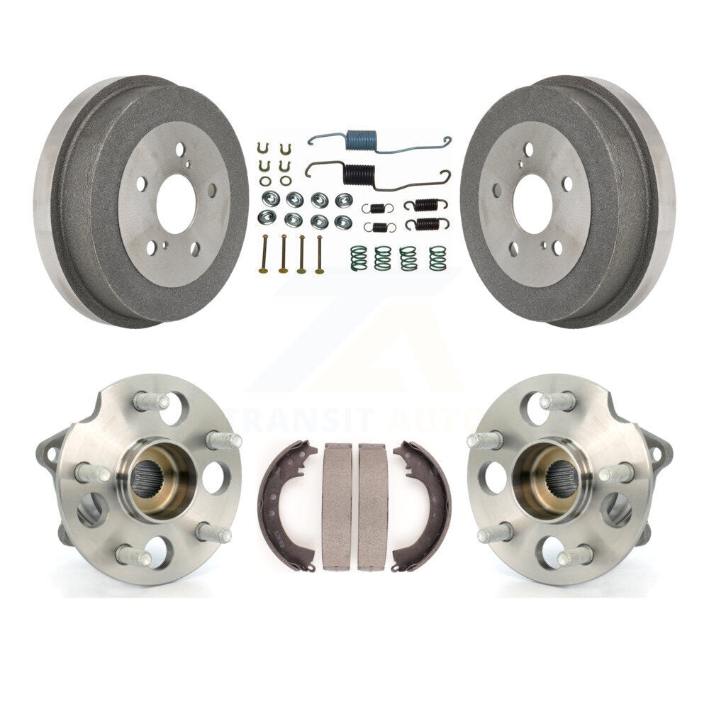 Matériel de chaussure de tambour de frein arrière et kit de roulement de moyeu pour Toyota RAV4 AWD 2001-2002