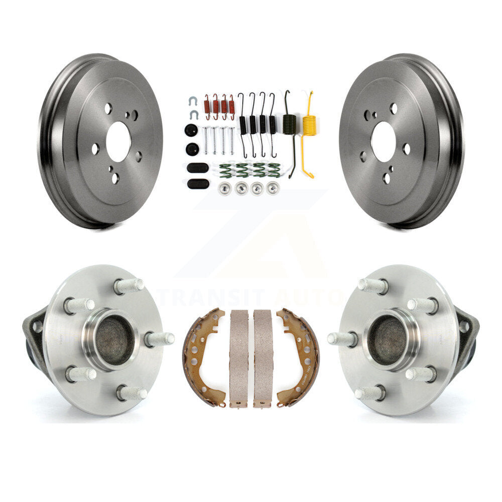 Matériel de chaussure de tambour de frein arrière et kit de roulement de moyeu pour Toyota Prius 2004-2007
