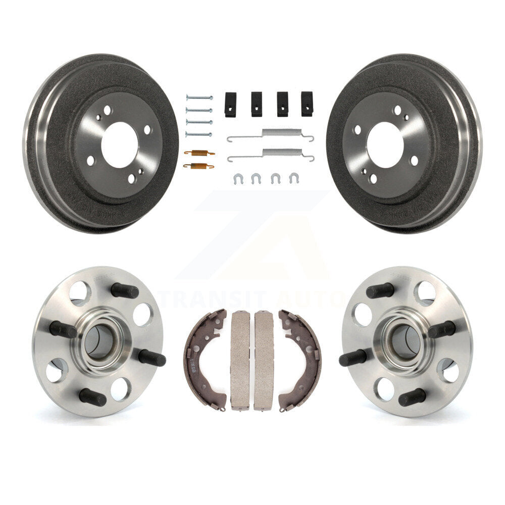 Matériel de chaussure de tambour de frein arrière et kit de roulement de moyeu pour Honda Insight 2010-2014
