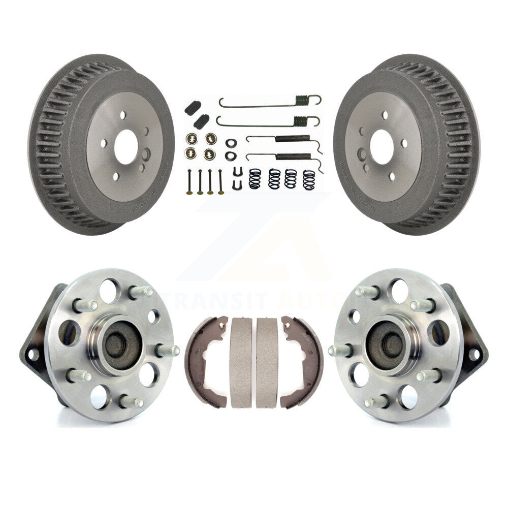 Matériel de chaussure de tambour de frein arrière et kit de roulement de moyeu pour Toyota Sienna 1998-2003