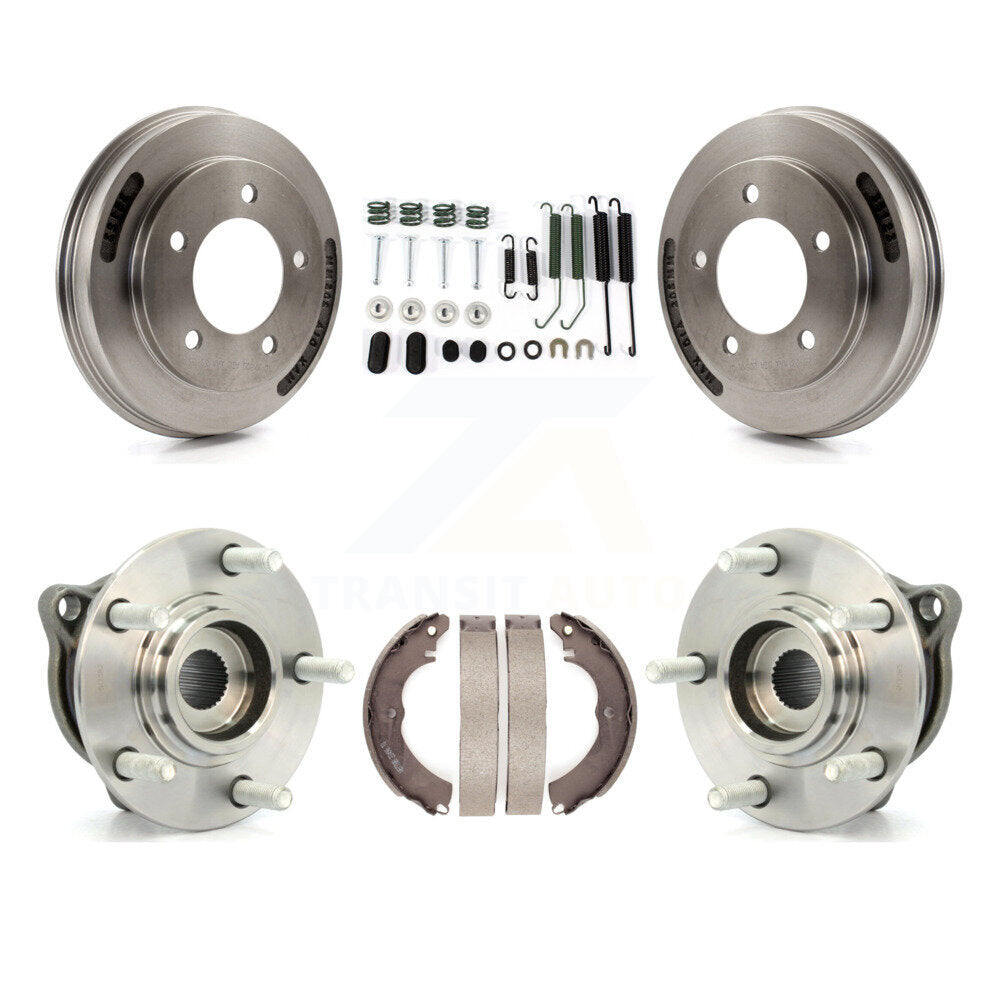 Matériel de chaussure de tambour de frein arrière et kit de roulement de moyeu pour Mitsubishi Lancer AW 2008