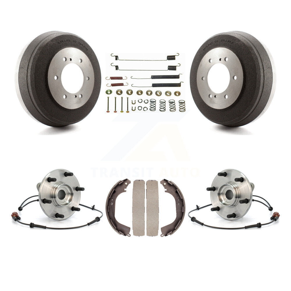 Matériel de chaussure de tambour de frein arrière et kit de roulement de moyeu pour Nissan Pathfinder 2004