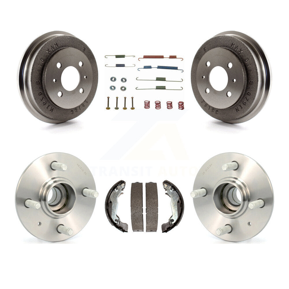 Matériel de chaussure de tambour de frein arrière et kit d'assemblage de roulement de moyeu pour Hyundai Accent