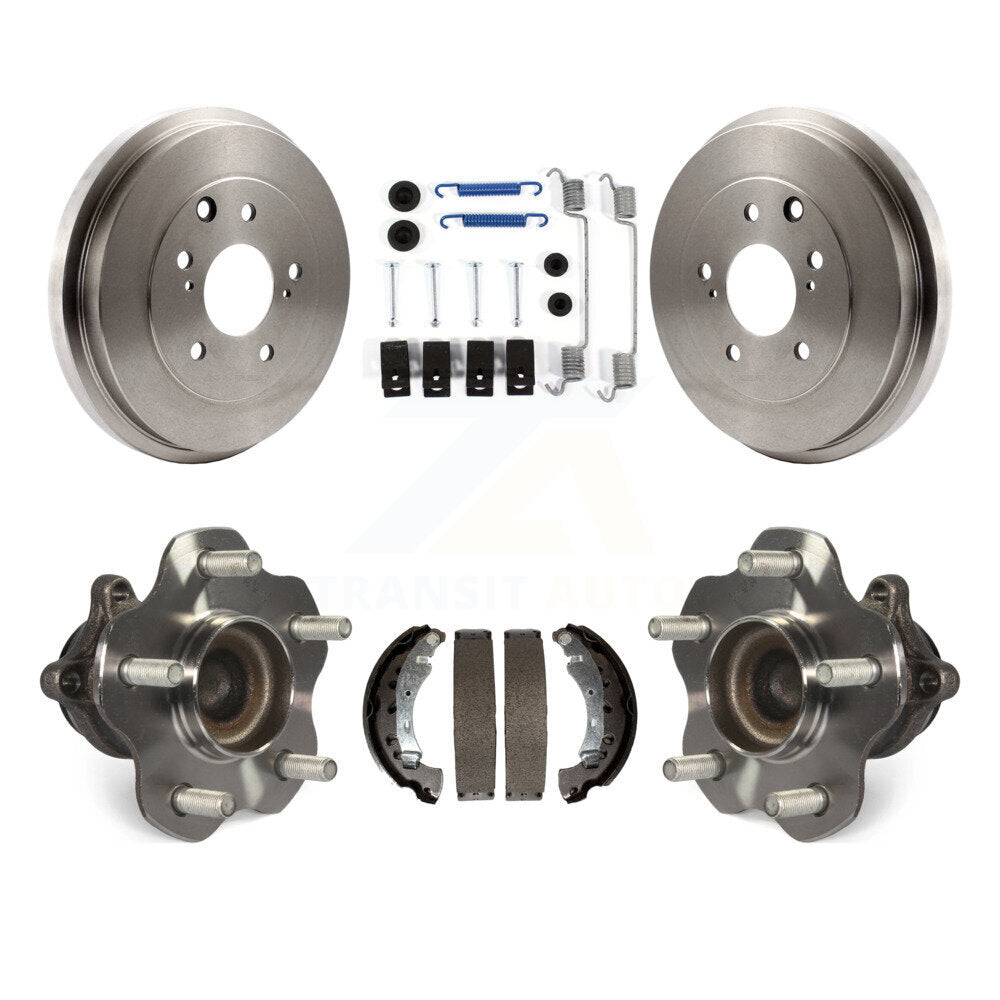 Matériel de chaussure de tambour de frein arrière et kit de roulement de moyeu pour Nissan Sentra 2013-2019