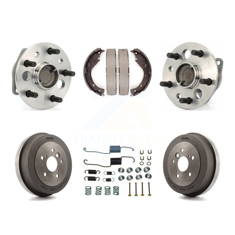 Kit de roulement de moyeu de matériel de chaussure de tambour de frein arrière (6 pièces) pour Toyota Camry 4 roues AB