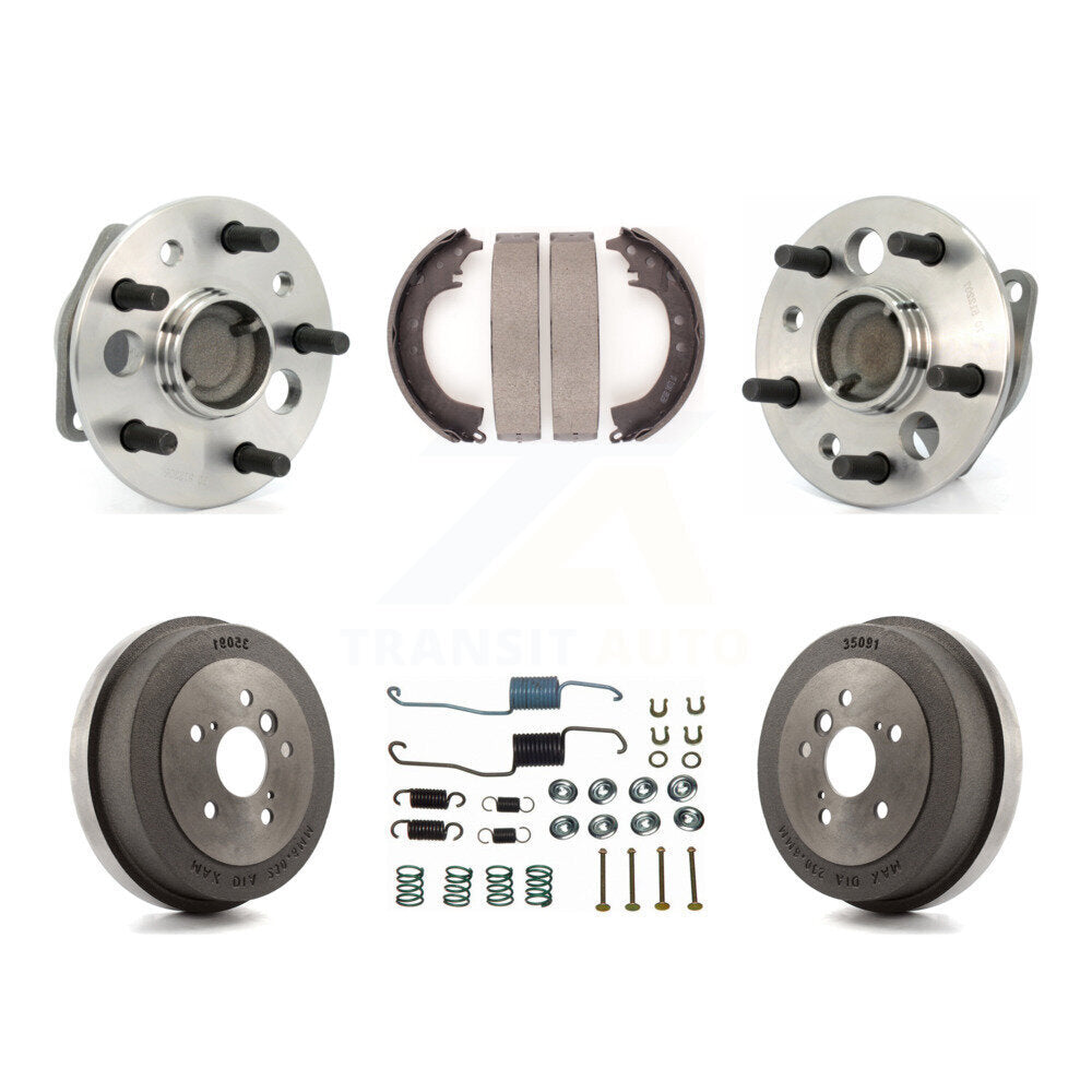 Kit de roulement de moyeu de matériel de chaussure de tambour de frein arrière (6 pièces) pour Toyota Camry 4 roues AB