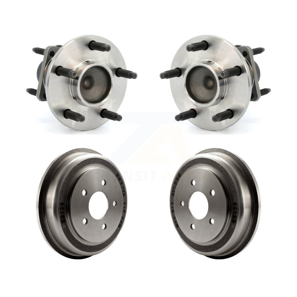 Kit d'assemblage de frein à tambour arrière et de roulement de moyeu pour Chevrolet Cobalt Pontiac G5 HH