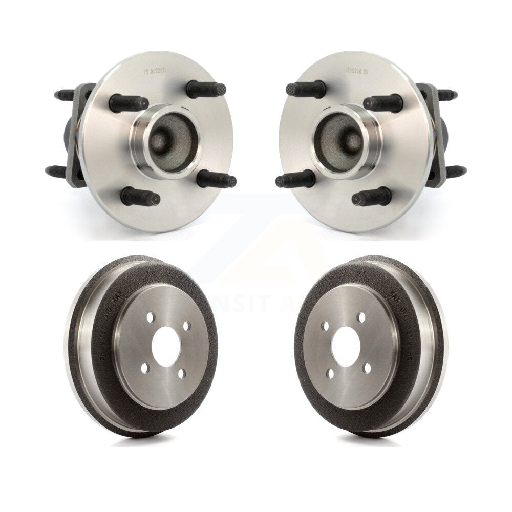 Kit de frein à tambour arrière et de roulement de moyeu pour Chevrolet Cobalt Pontiac Saturn Ion G5