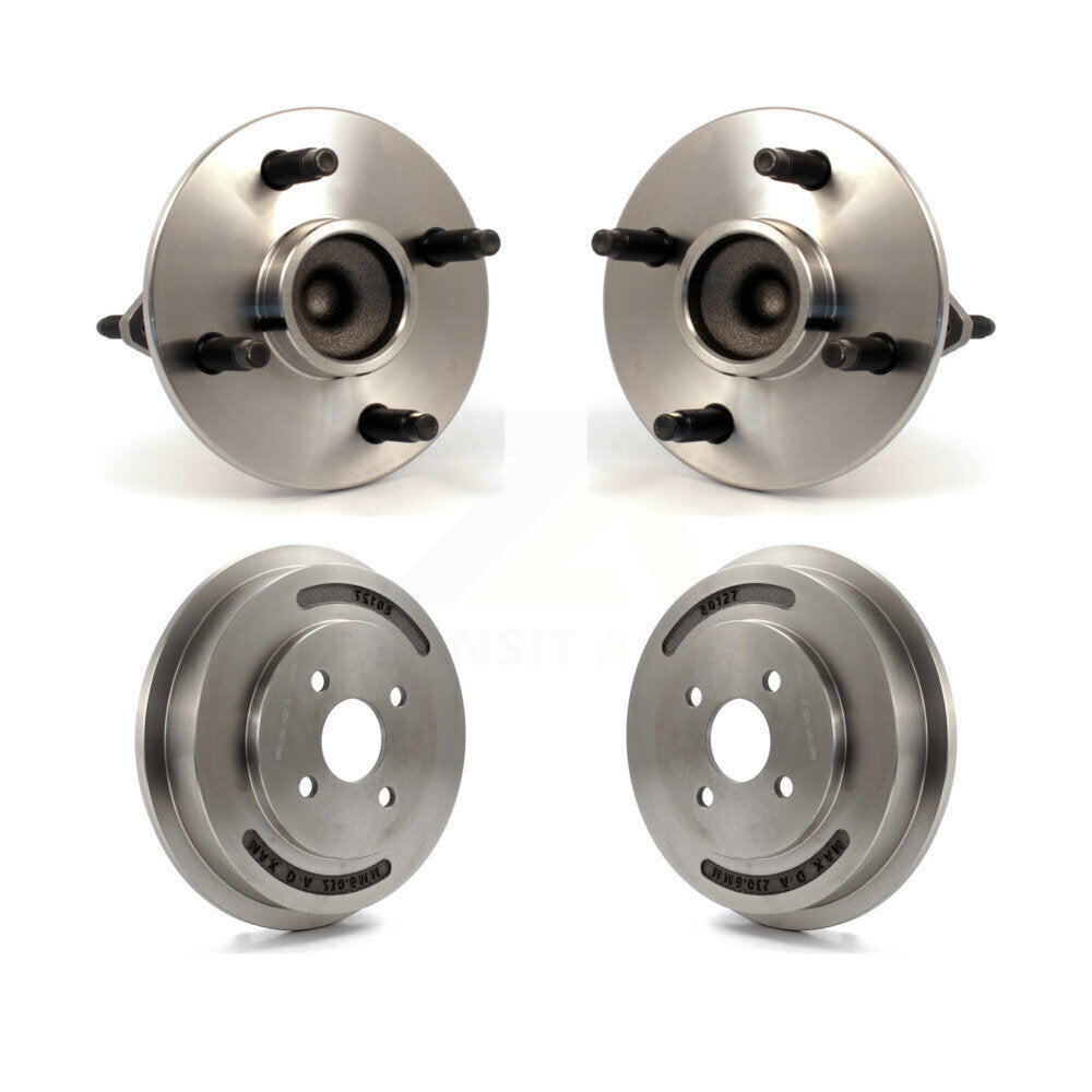 Kit d'assemblage de frein à tambour arrière et de roulement de moyeu pour Chevrolet Cobalt Pontiac G5