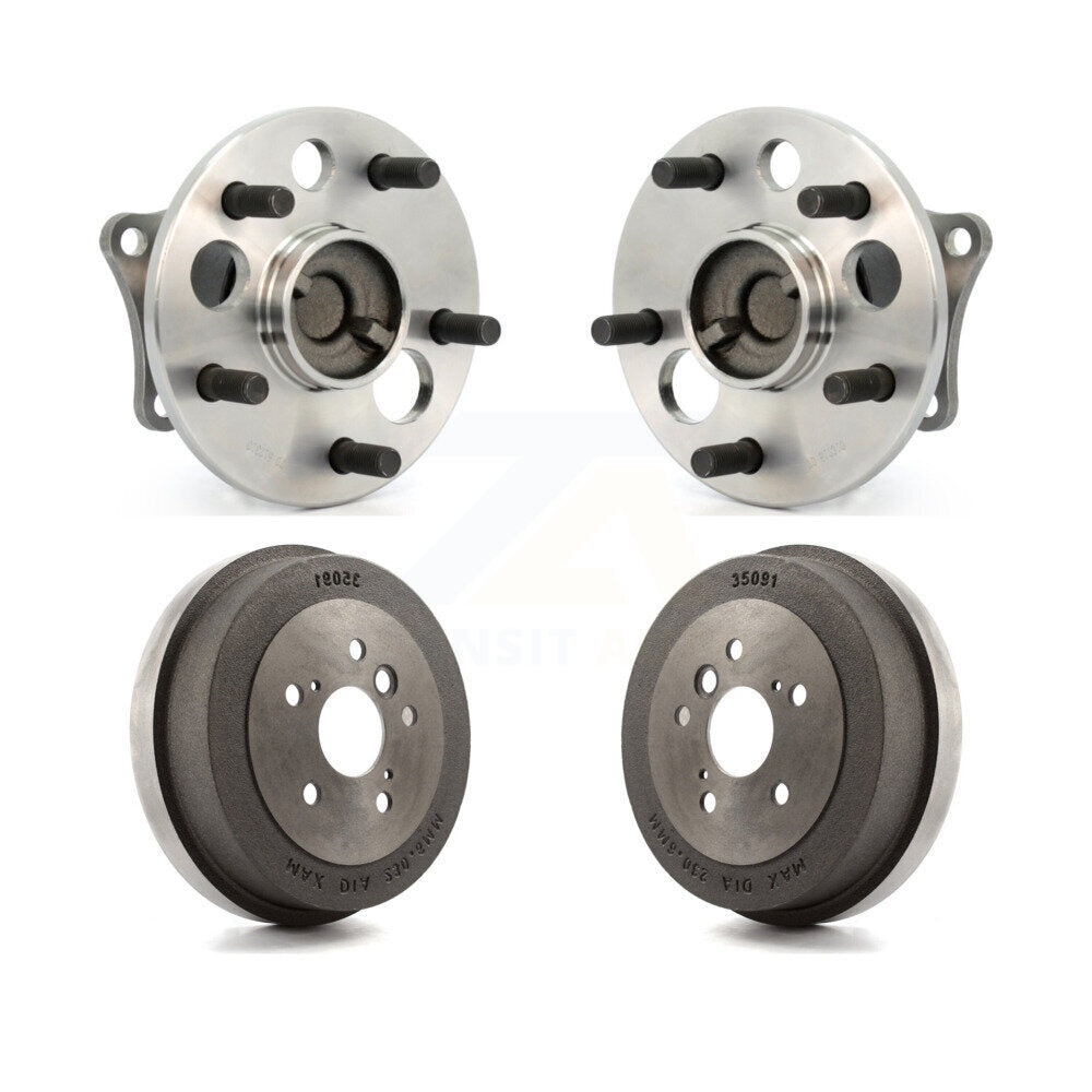 Kit d'assemblage de frein à tambour arrière et de roulement de moyeu pour Toyota Camry Solara 4 roues AB